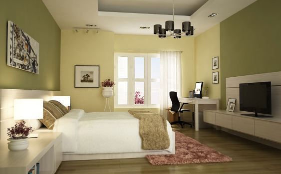 Gạch ốp tường Viglacera BN604 màu xanh ngọc mang đến cho phòng ngủ một cảm giác dịu mát từ thiên nhiên