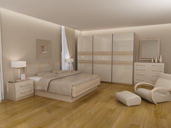 Gạch giả gỗ Viglacera tạo không gian ấm cúng - thư giãn cho phòng ngủ