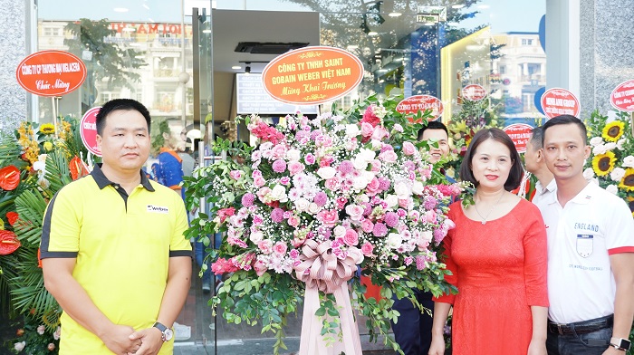 Công ty TNHH SAIN GOBAIN WEBER VIỆT NAM - Tặng hoa mừng Khai trương
