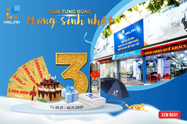 Showroom Hải Linh Long Biên 3 tuổi siêu sinh nhật - Triệu quà tặng