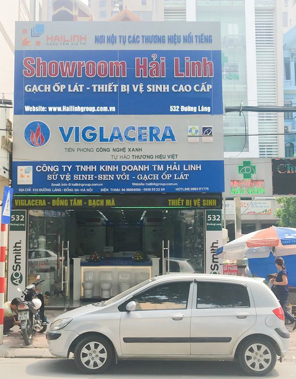 Showroom Hải Linh 532 Đường Láng địa chỉ bán gạch ốp lát Viglacera uy tín