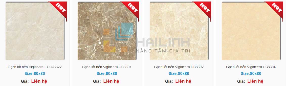 Gạch Viglacera tại website Hải Linh