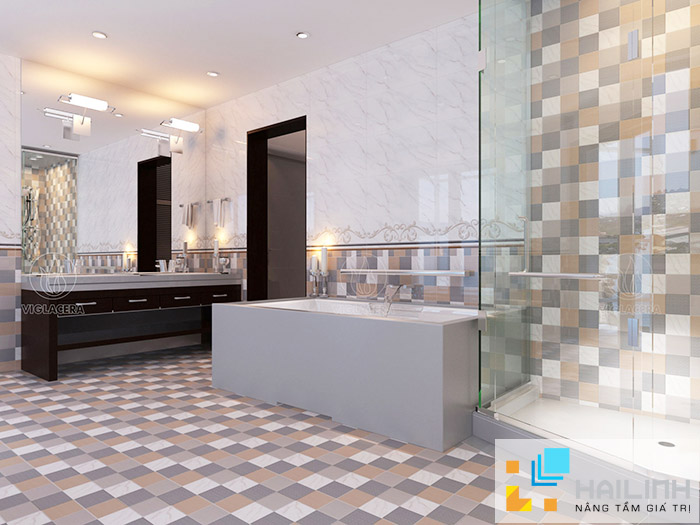 mẫu Gạch ốp tường Viglacera UB3603 đẳng cấp cho phòng tắm tại Quảng Ninh