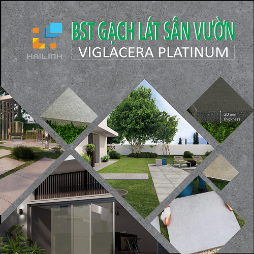 Bộ sưu tập gạch lát sân vườn Viglacera Platinum