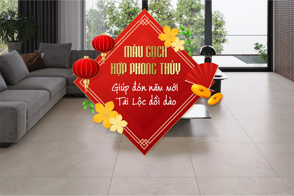 Gach lat nen hop phong thuy