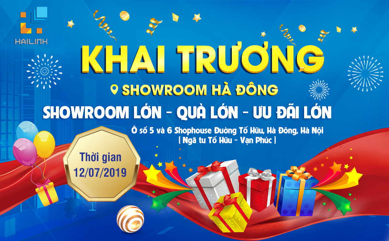 Khai trương showroom Hà Đông