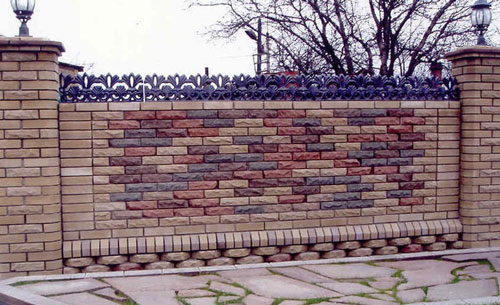 chọn mua gạch ốp tường rào