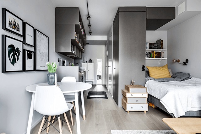 decor nhà 25m2 đẹp bất ngờ 11