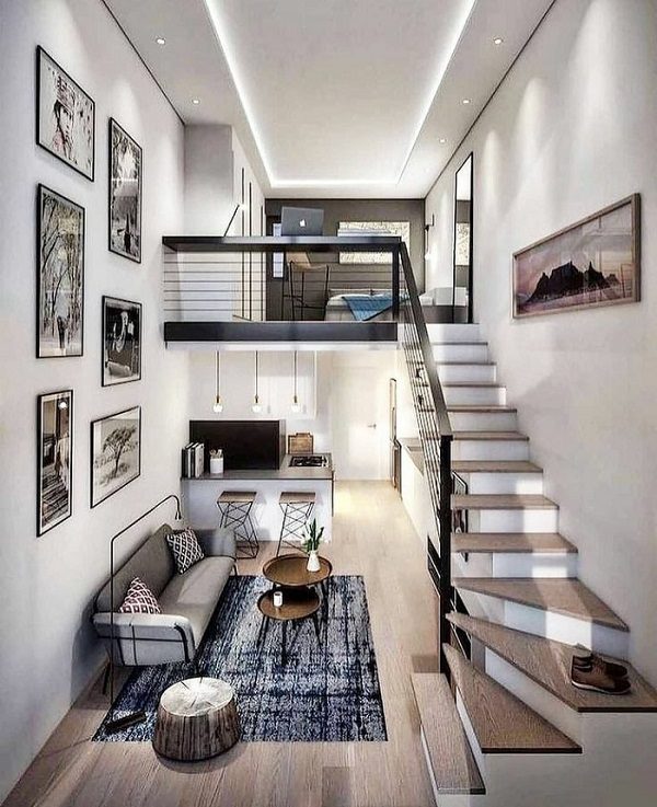 decor nhà 25m2 đẹp bất ngờ 13