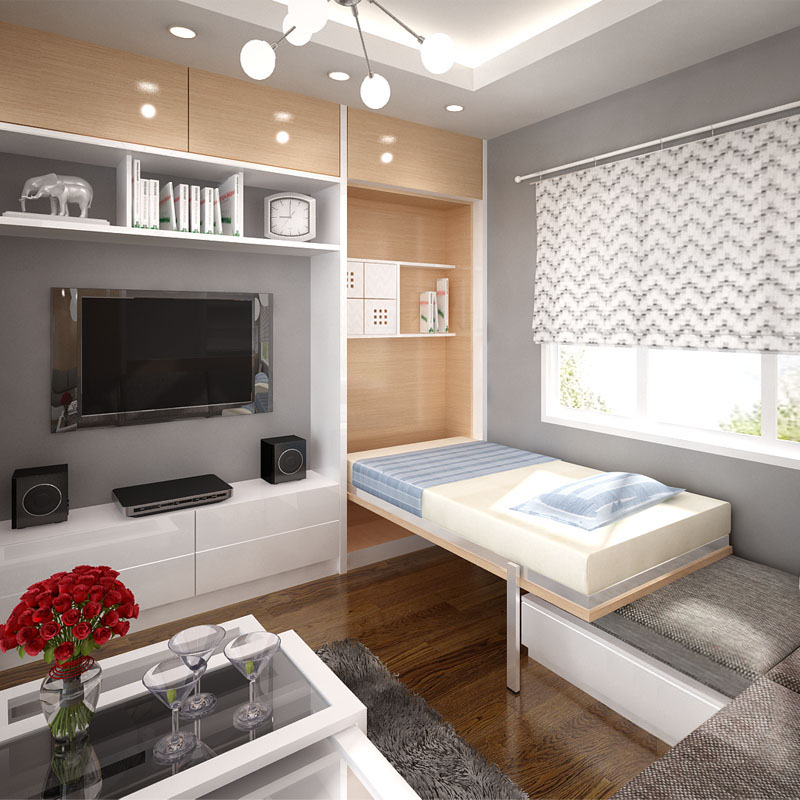 decor nhà 25m2 đẹp bất ngờ 2