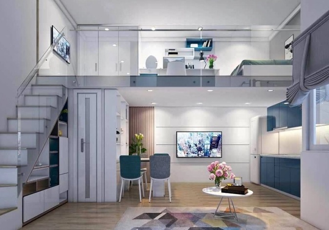 decor nhà 25m2 đẹp bất ngờ 6