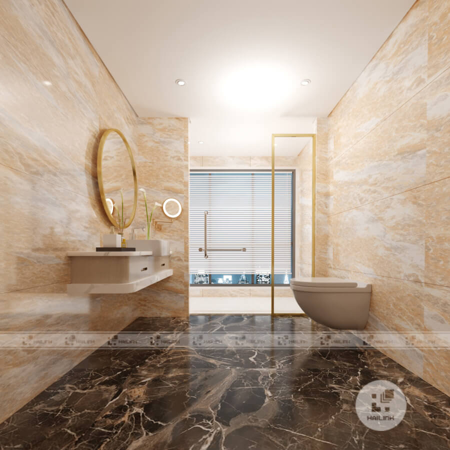 Gach Eurotile HOD-D04 cho phong tam sang trong