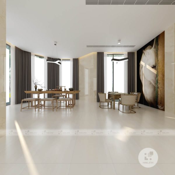 Gach op lat Eurotile LTH G01 cho phong an sang trong