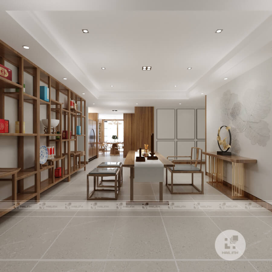Gach Eurotile NGC H02 khi duoc lat nen