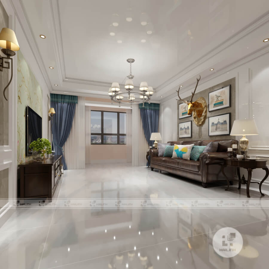 Phong mau gach Eurotile VAD H03 kieu dang dep