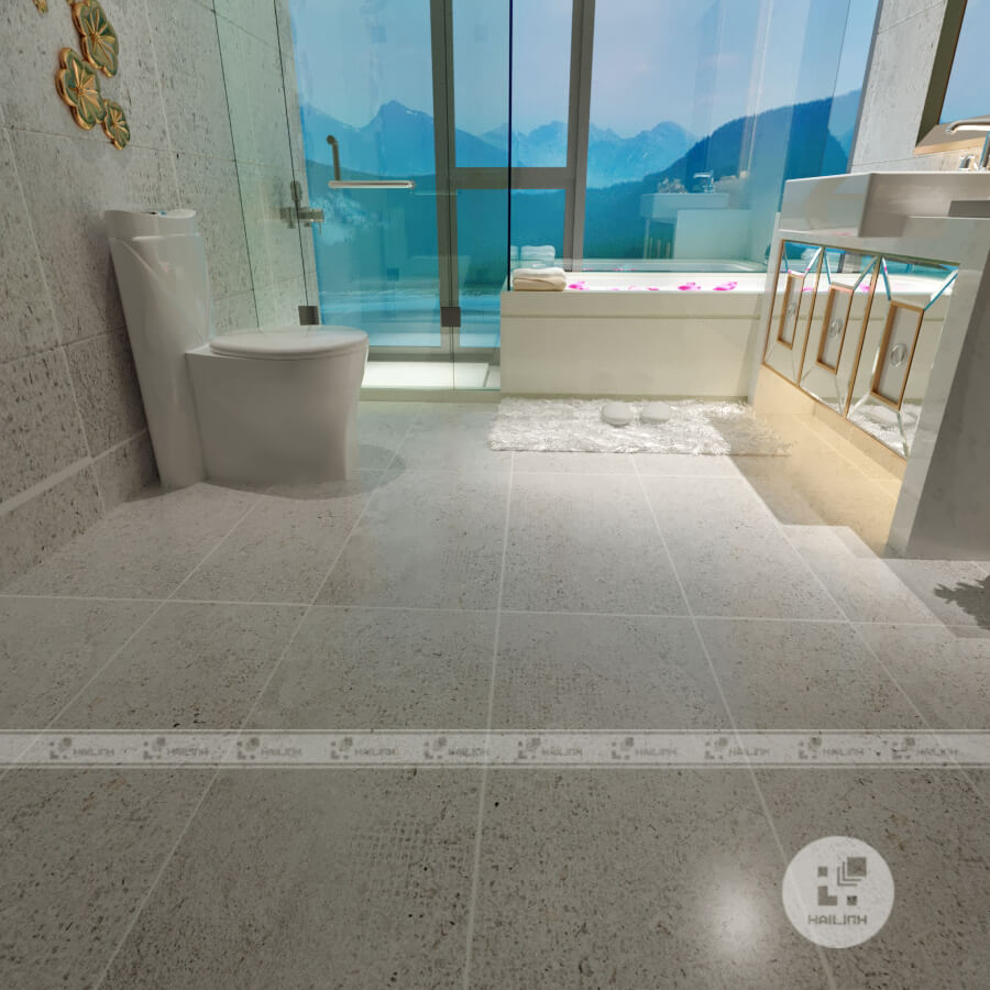 Gach op lat Eurotile SAT G02 trong phong tam