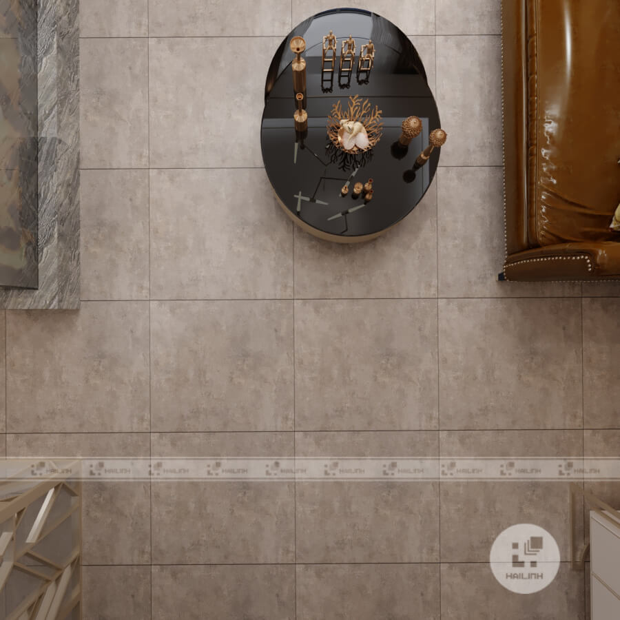 Gach lat nen Eurotile THD H03 khi duoc lat nen