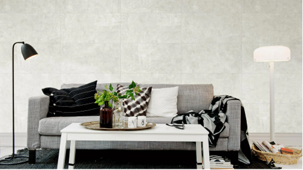 Gach lat nen Eurotile THD H03 khi duoc op tuong