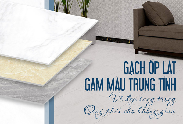 Gach lat nen mau trung tinh