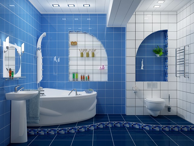 gạch lát nền màu xanh nước biển 4