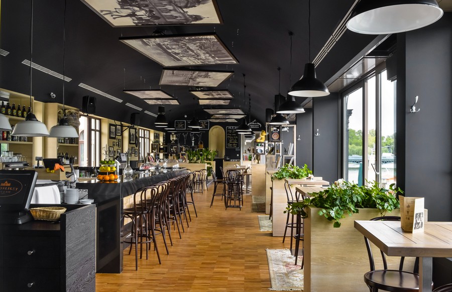 Gach op lat cho quan cafe am cung