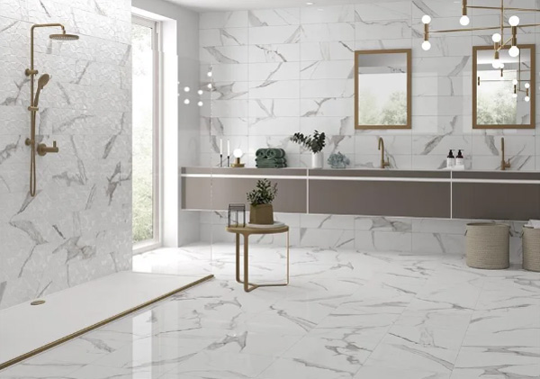 Gach op tuong gia da Marble