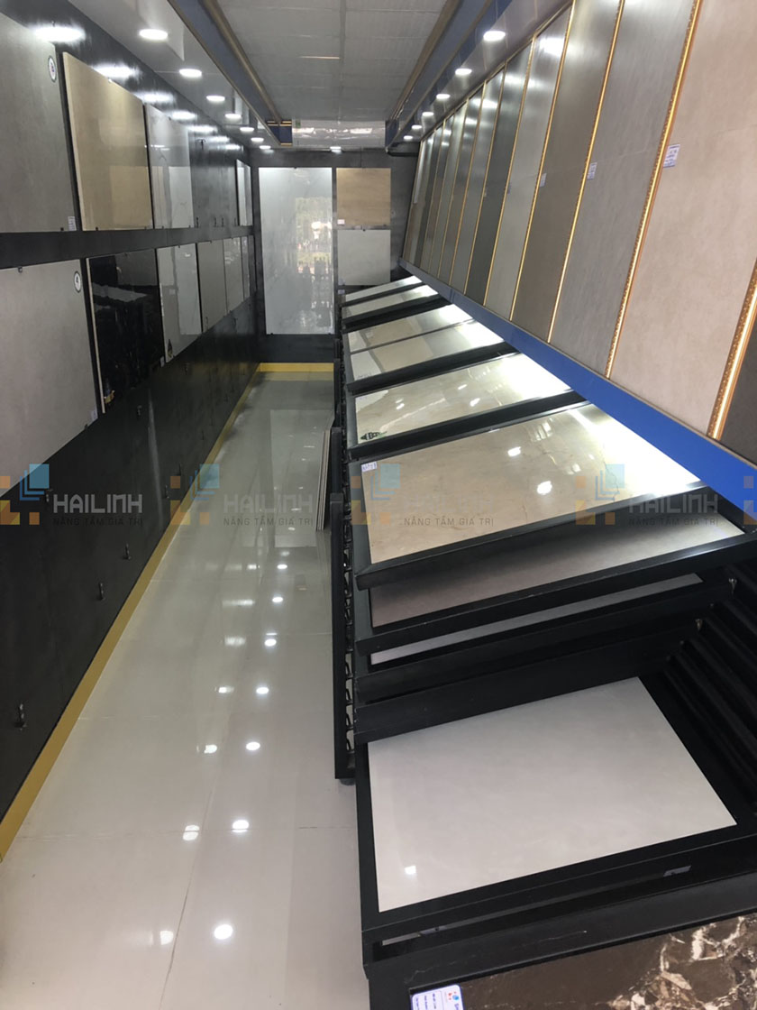 Hình ảnh gạch Viglacera tại showroom Hải Linh cung cấp cho Đông Anh