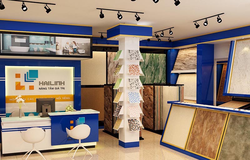 Gạch Viglacera phú thọ tại showroom hải linh