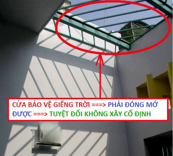 thiet ke gieng troi cho nha