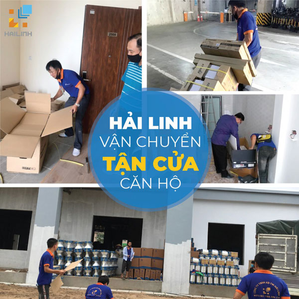 Hai Linh van chuyen den tan chan cong trinh