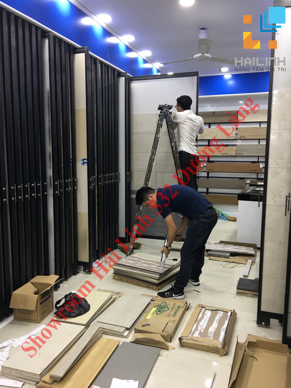 Mặt bằng đang được dần hoàn thiện