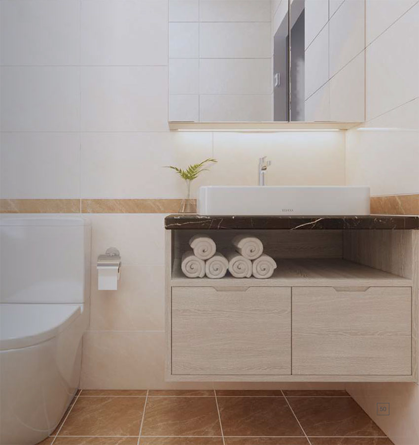Phong mau gach op lat Viglacera SH-CE3607
