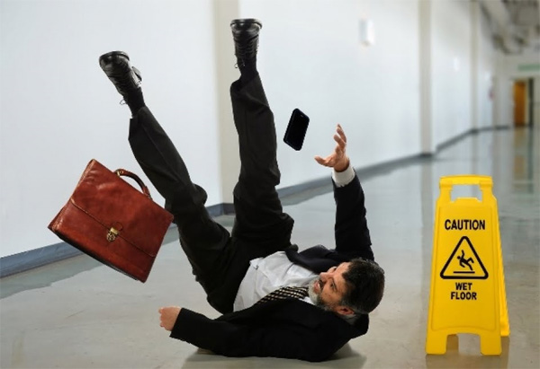 San be tong bi tron truot