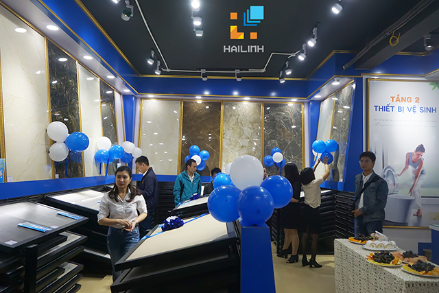 Showroom gạch Viglacera hiện đại bậc nhất tại Long Biên