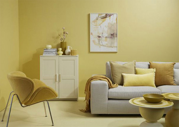 Son tuong mau vang nhe nhang