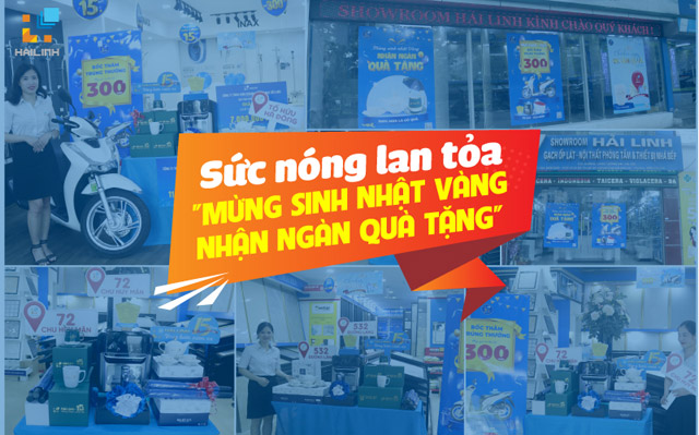 Tung bung mua sam thang sinh nhat Hai Linh