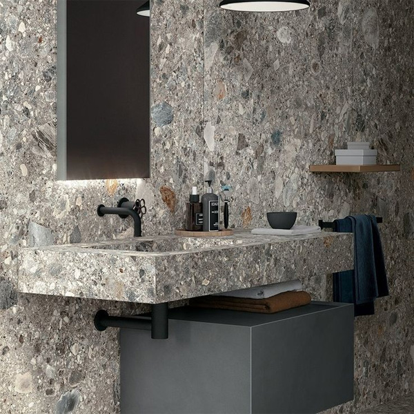 Gach Terrazzo phong tam