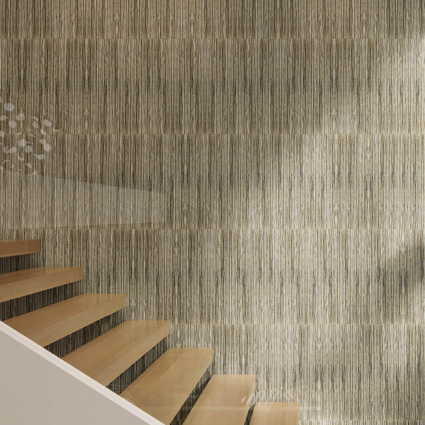 Gach Eurotile HUS G01 TF op tuong cau thang