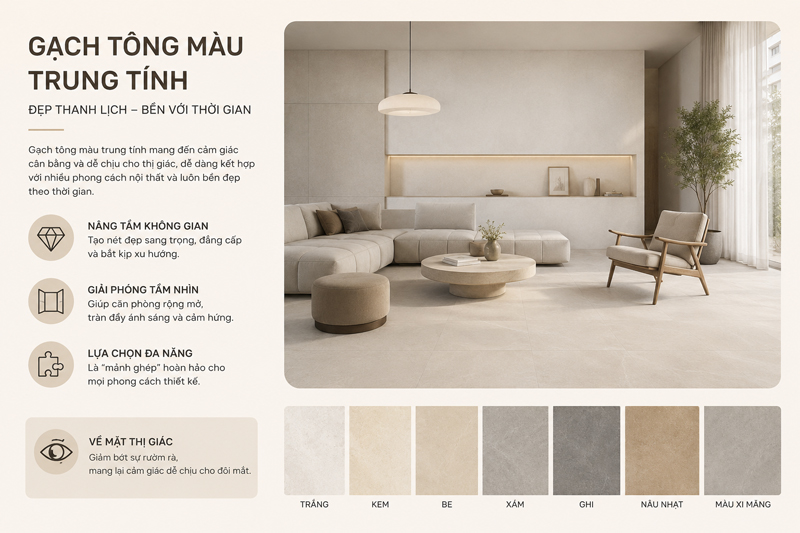 Uu diem gach mau trung tinh