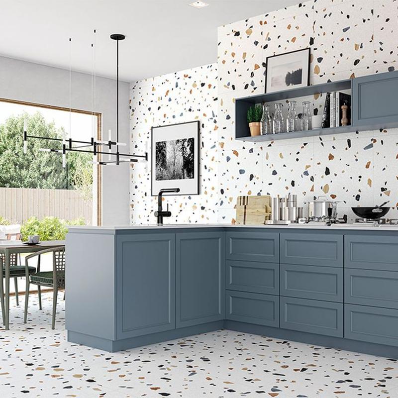 Gạch Terrazzo với họa tiết hạt đá nổi bật