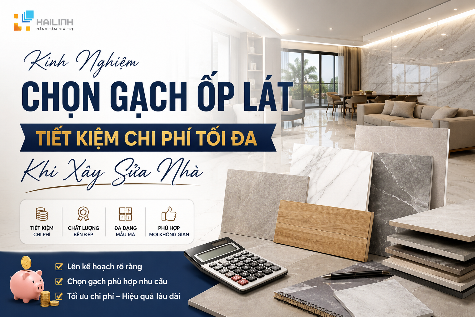Mua gạch ốp lát chọn ngay Hải Linh